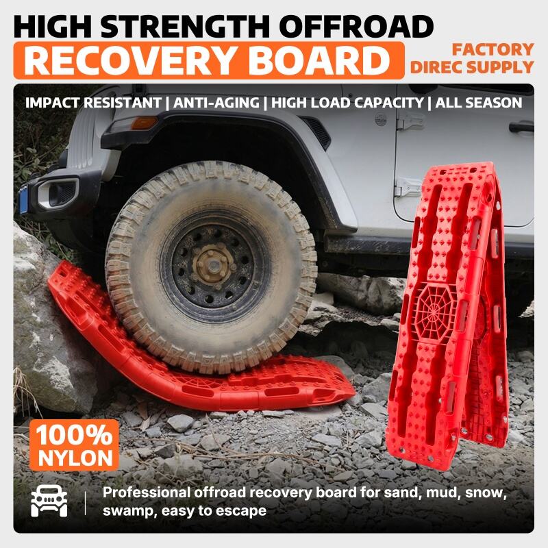 recovery boards 2pcs heavy duty traction boards off road 4x4 mud sand snow-2