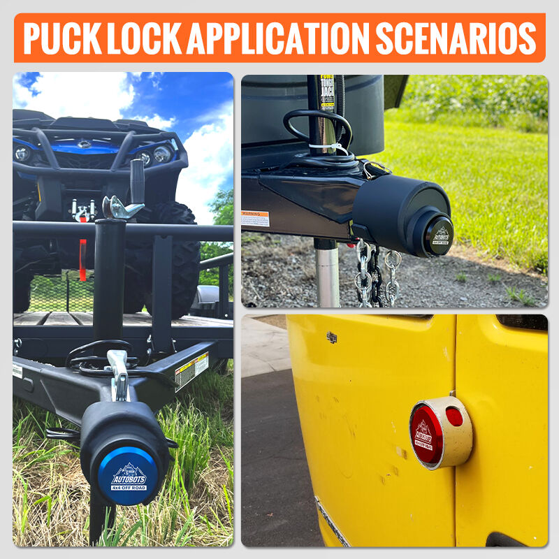 puck lock hidden shackle anti pick round high security trailer padlock-7