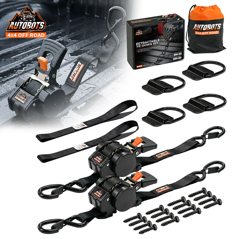 How Do Retractable Ratchet Tie Down Straps Improve Load Security?