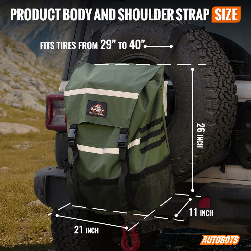 spare tire trash bag 600d oxford waterproof uv resistant for jeep suv 4x4 truck-2