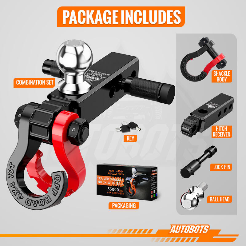 4 d ring 45000lbs forged steel offroad recovery -6