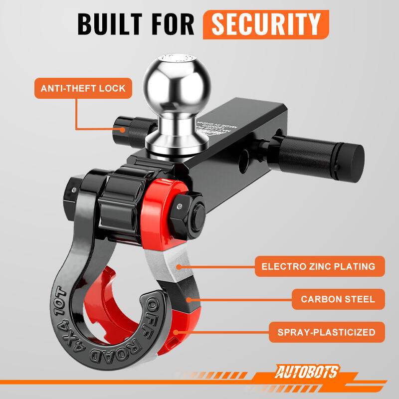 4 d ring 45000lbs forged steel offroad recovery -3