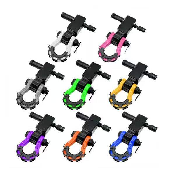 2 inch forged d ring shackle receiver hitch heavy duty off road 4x4 recovery-4