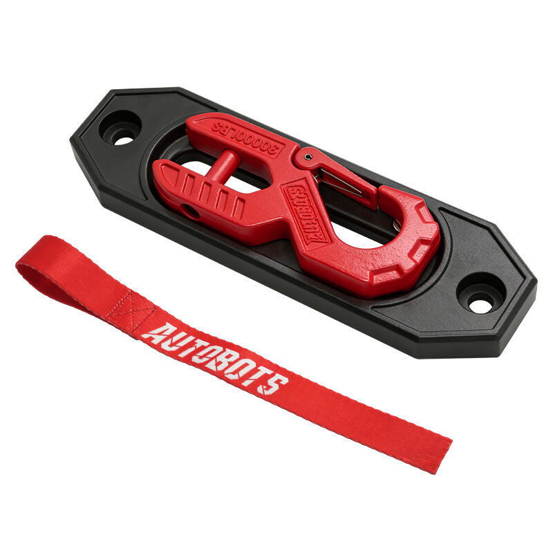 aluminum winch fairlead forged steel tow hook 30000lbs offroad recovery-1