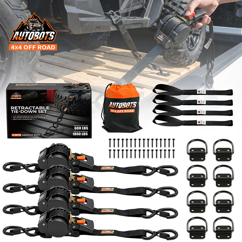 How to Properly Use Retractable Ratchet Tie Down Straps for Maximum Efficiency