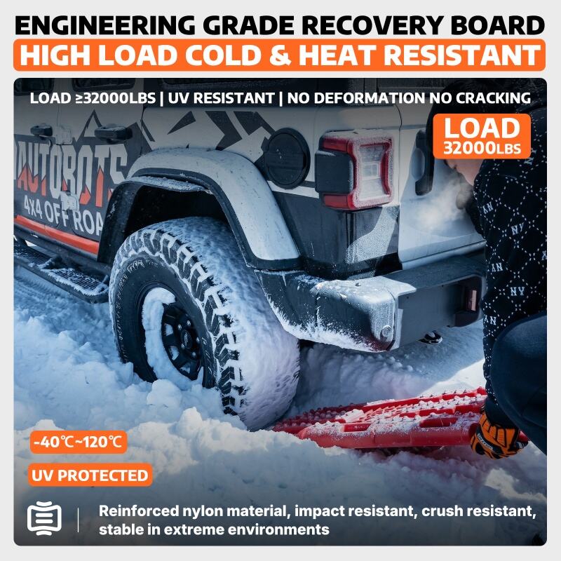 recovery boards 2pcs heavy duty traction boards off road 4x4 mud sand snow-3