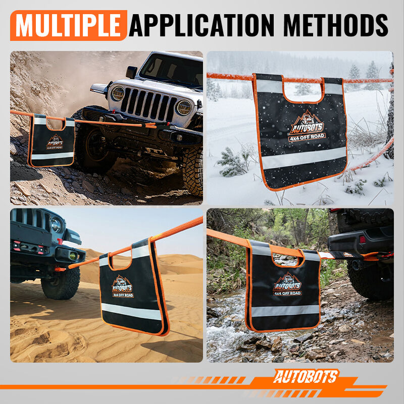 winch dampener heavy duty winch rope safety blanket for off road recovery-5