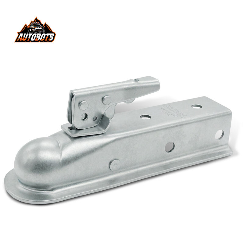 25 channel 2 trailer coupler heavy duty 3500lbs sae j684 for rv boat trailer-1