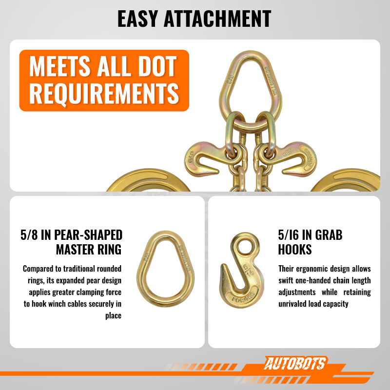 16 inch 2ft heavy duty wrecker towing recovery chain-3