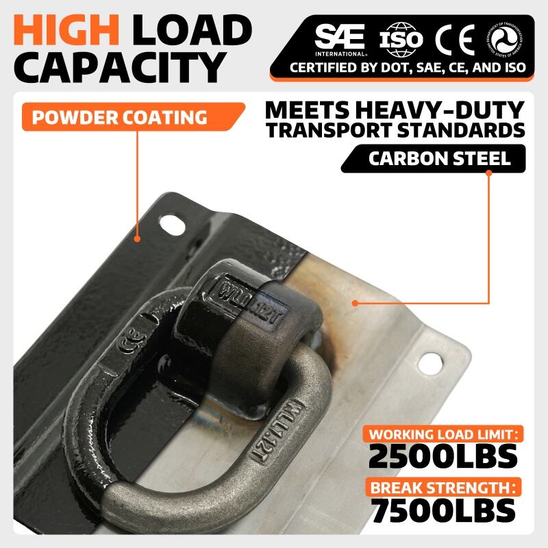 forged steel d ring tie down anchor fit f150 f250 f350 cargo transport tie down-3