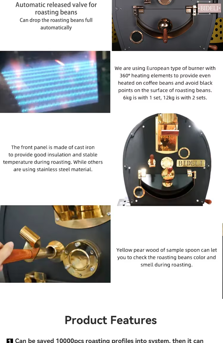 Promotion Price 12kg Full Automatic Coffee Roasting Machine for Sale/industrial Coffee Roaster Machine