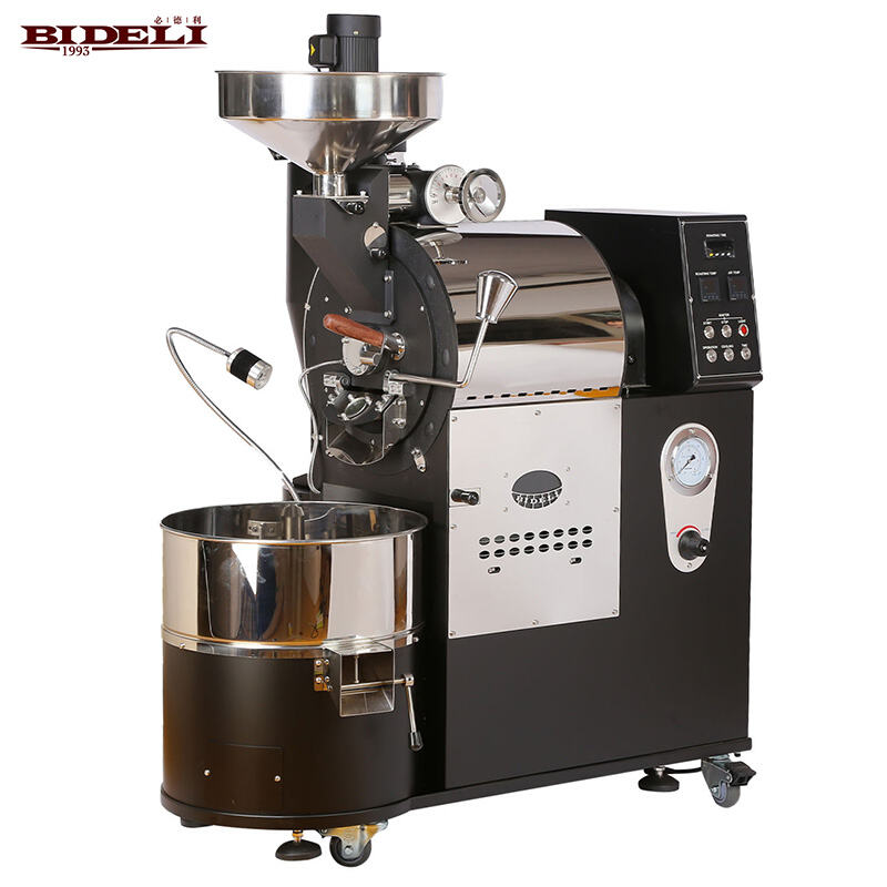 Bideli profesjonalna 3KG gazowa palarnia kawy/maszyna do prażenia kawy do użytku komercyjnego