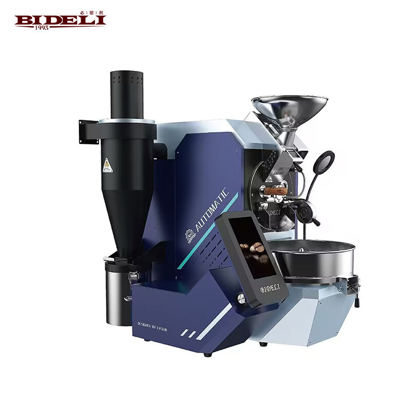 Bideli 1,5 kg gazowy/elektryczny w pełni automatyczny piec do prażenia kawy/maszyna do prażenia kawy