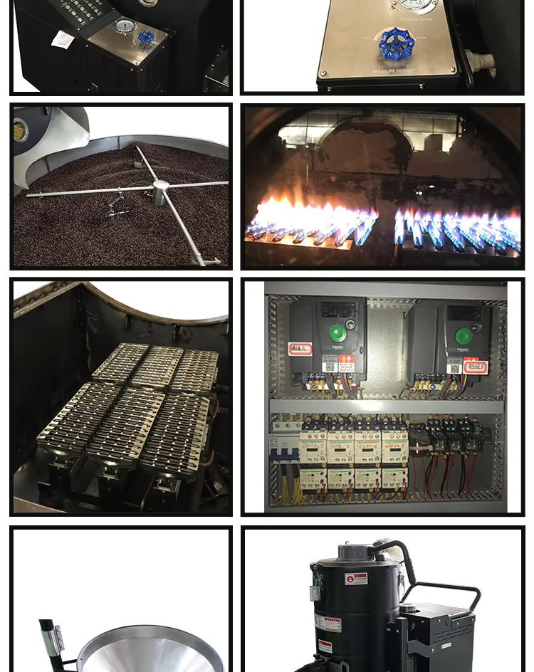 咖啡烘焙机批发不锈钢30千克40千克60千克古董咖啡烘焙机出售