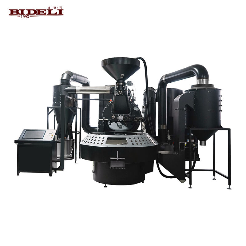 Bideli 120 kg gazowy w pełni automatyczny piec do prażenia ziaren kawy/maszyna do prażenia kawy z półprzepływem gorącego powietrza