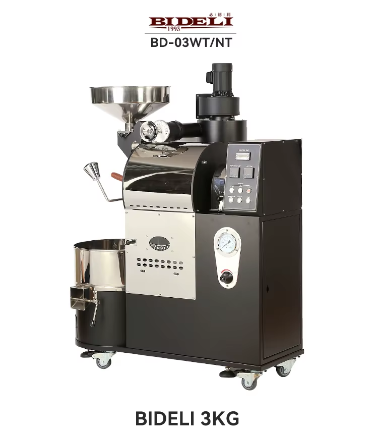 Bideli Professional 3KG Gas Coffee Roaster Machine for commercial used factory