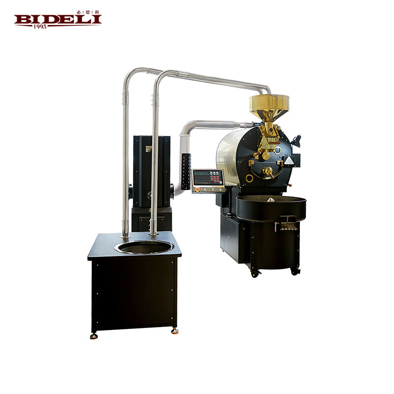 Bideli 15 kg gazowy w pełni automatyczny piec do prażenia ziaren kawy/maszyna do prażenia kawy z automatycznym załadunkiem