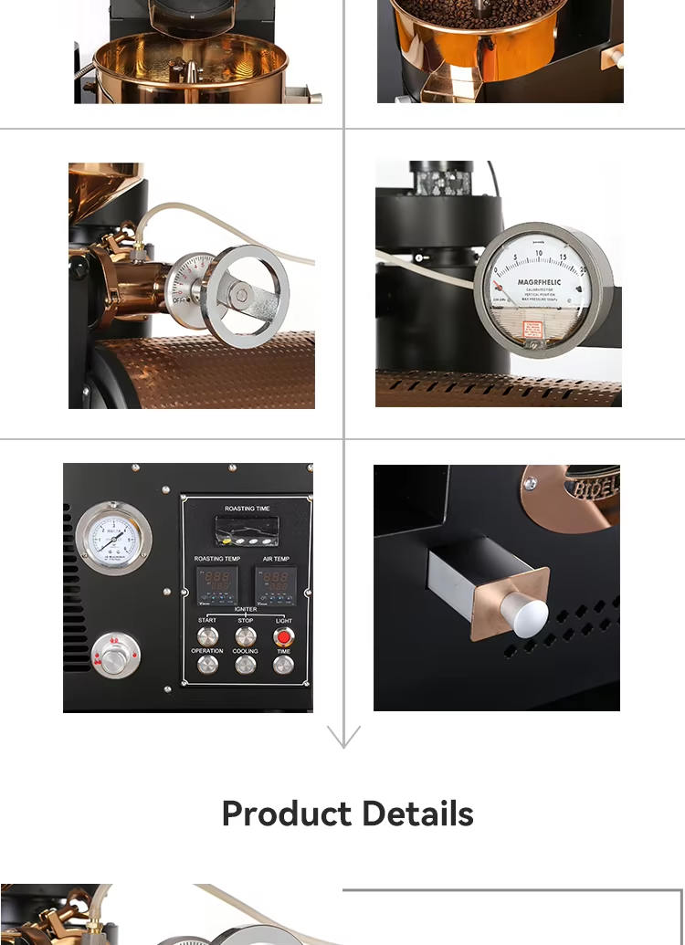 600G Gas Manual Coffee Roaster for Cafe sample roasting machine supplier
