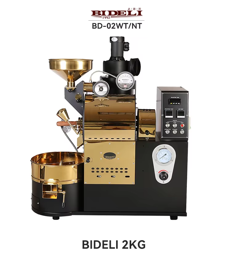 Bideli 2KG high quality coffee bean roaster coffee roasting machine for commercial use manufacture