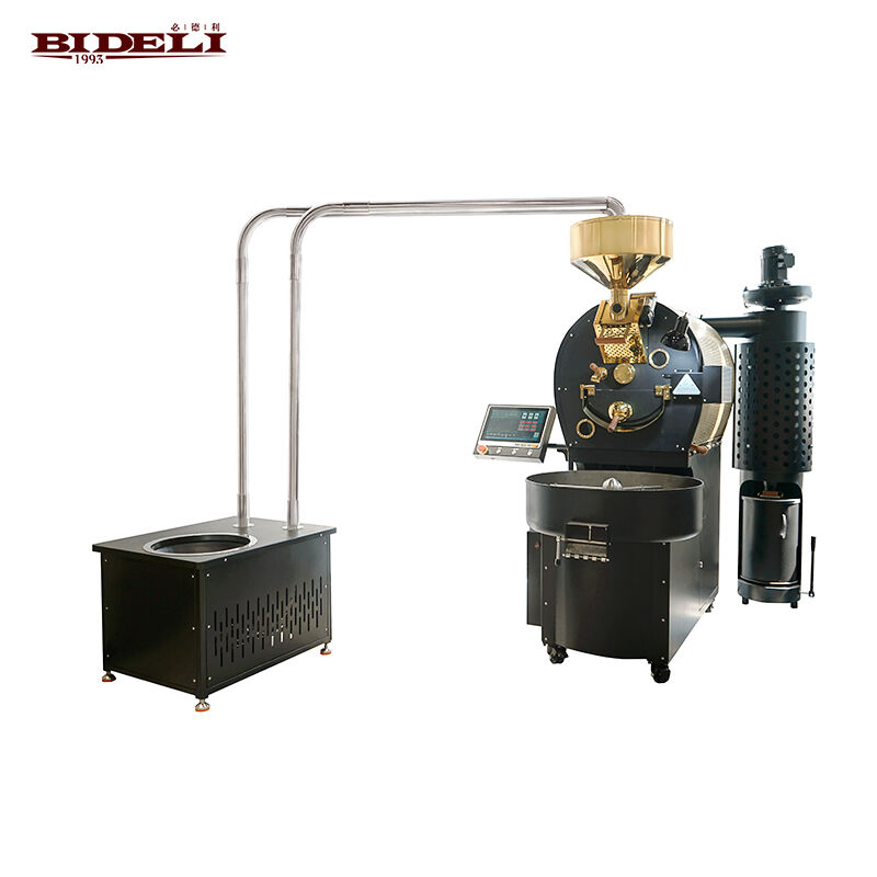 Bideli 12 kg gazowy w pełni automatyczny piec do prażenia kawy/maszyna do prażenia kawy z automatycznym załadunkiem