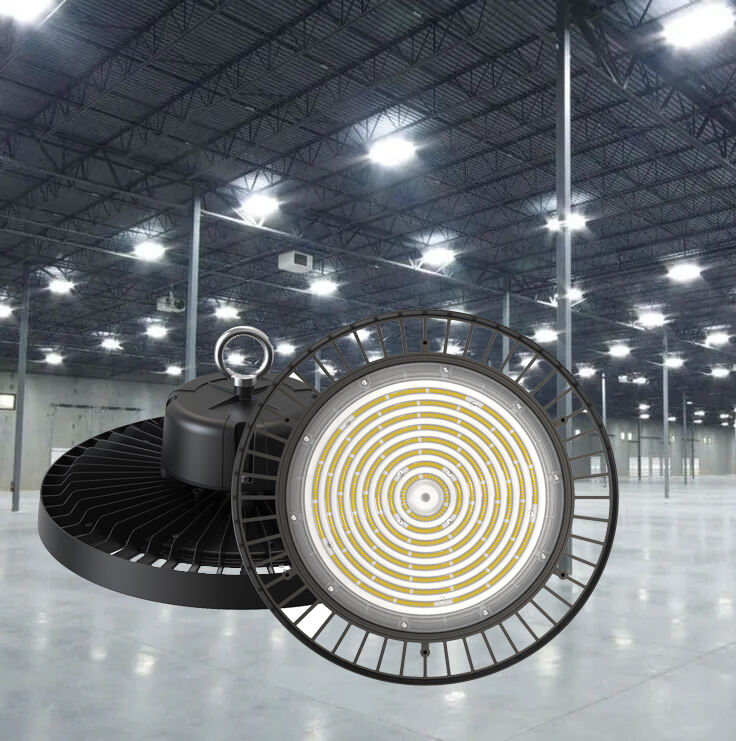 DLCETL-certifierade kommersiella high bay LED-lampor – IP65 vattentäta, 100W till 240W för lager & fabriker