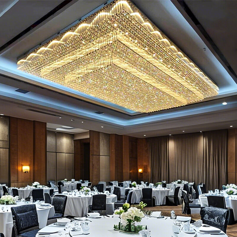 Luxuosa Crystal LED Candelabra – Apparatus Tecti Pro Vila, Vestibulo Hotel & Aula Banchetti