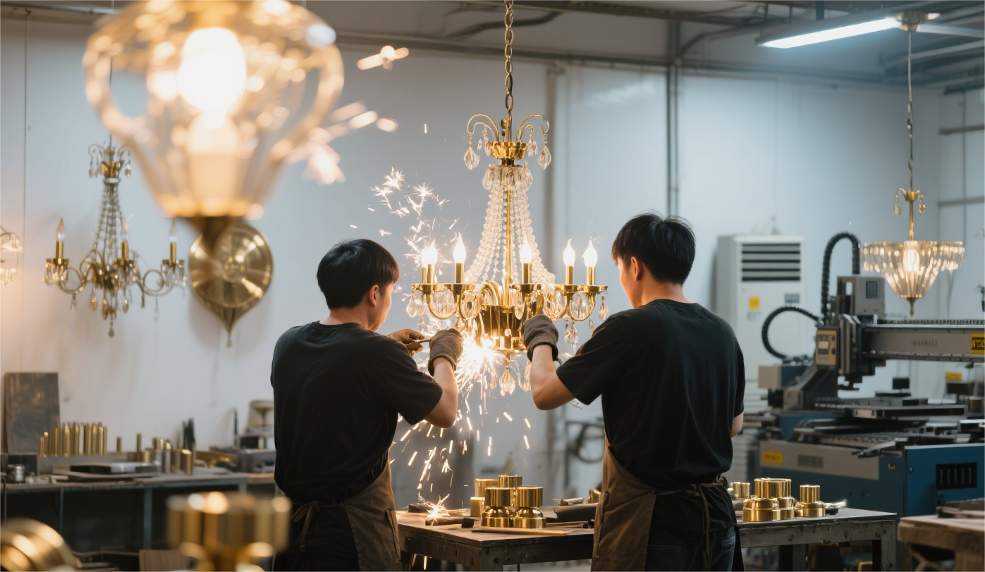 The Fabrication Process Behind High-Precision Custom Metal Light Fixtures