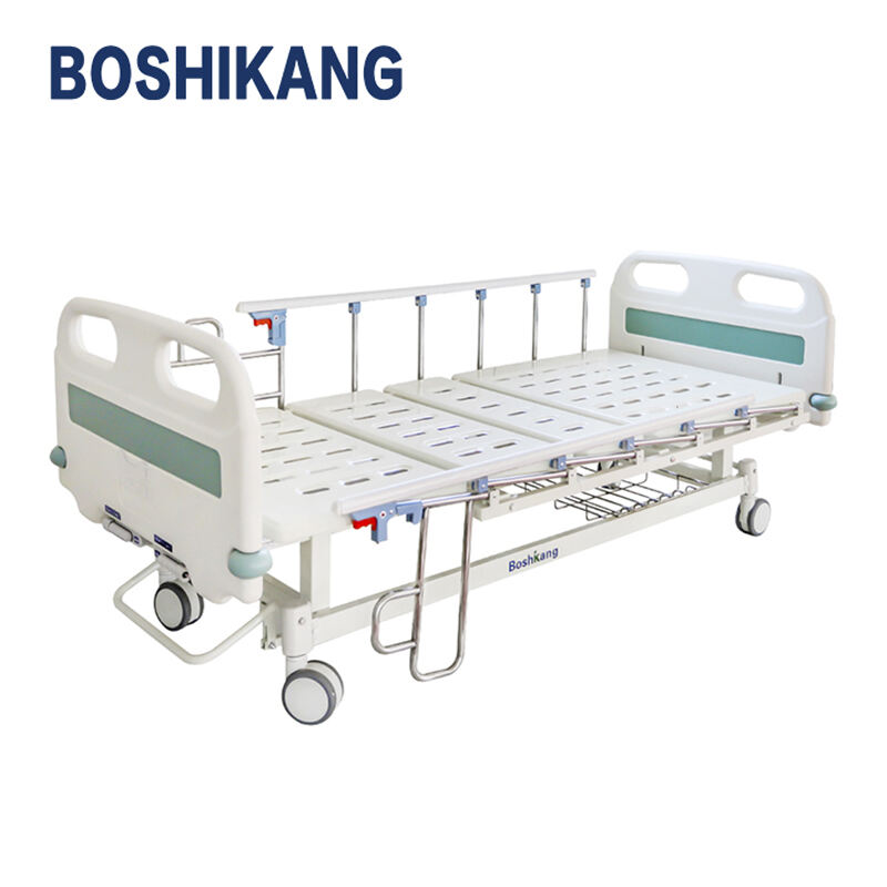 Two Crank Manual  Hospital Care Medical Bed For Patients