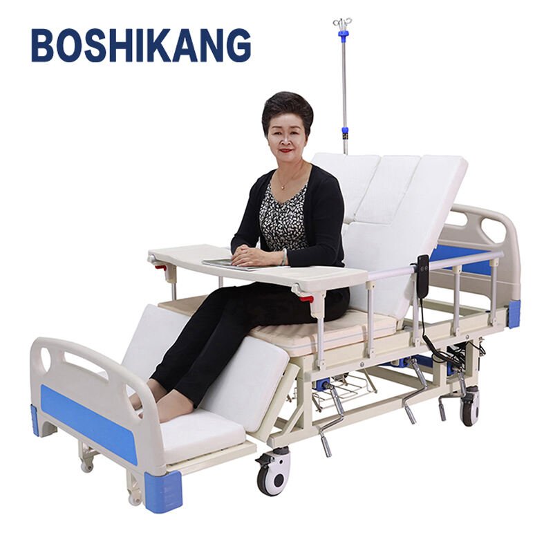 Multifunctional Home Care Hospital Bed for Elderly with Electric Adjustment