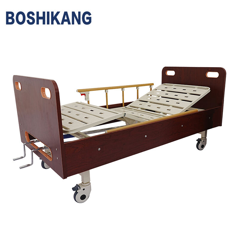 2025 New Manufacturer Supply Wooden Home Care Electric Beds For the Elderly