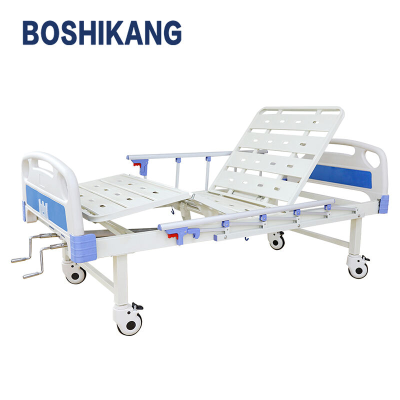 Good Quality Hospital Furniture 2 Crank Manual Hospital Bed With Good Quality