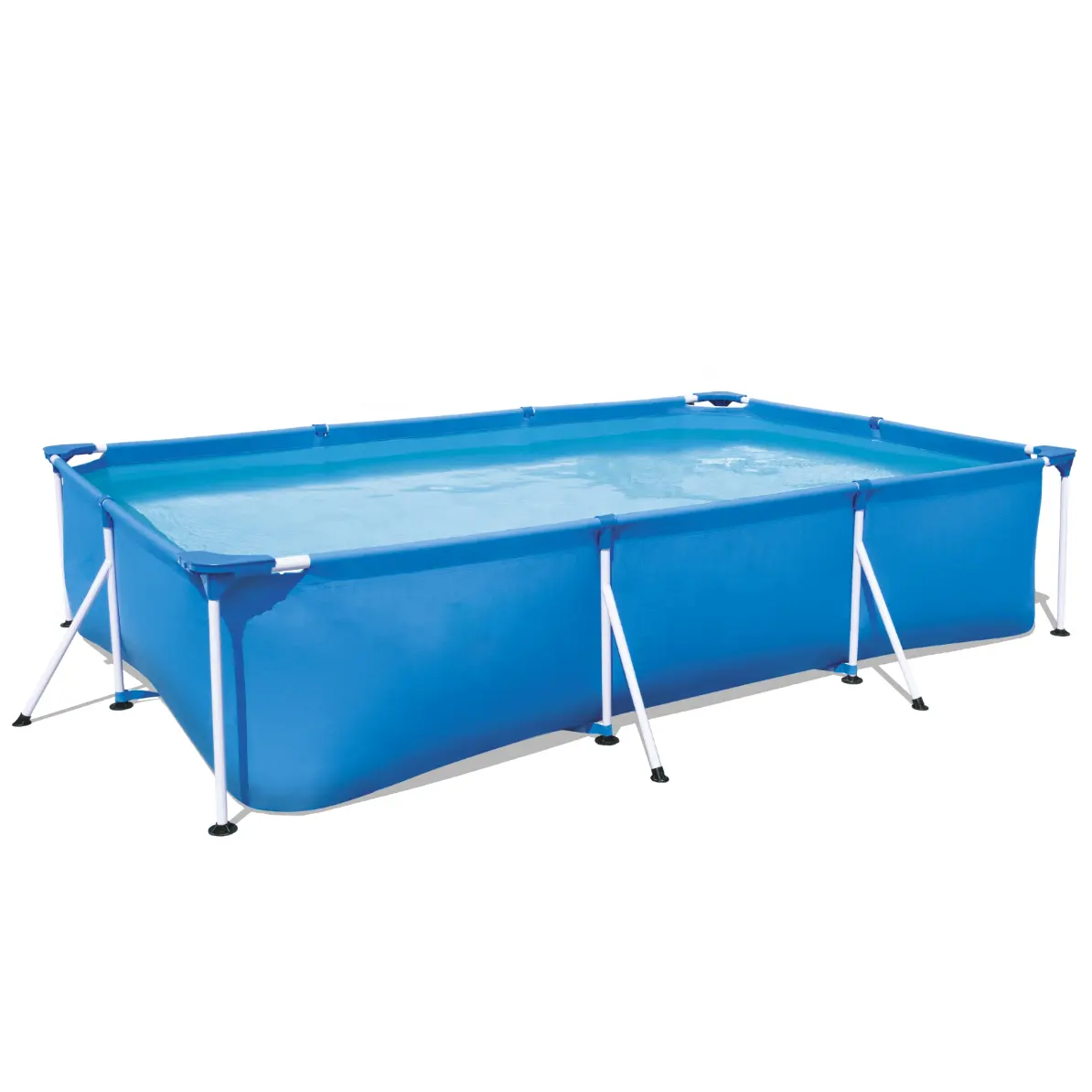 New Arrival Adult Metal Rectangular Frame Swimming Pool Above Ground Children's Swimming Pool