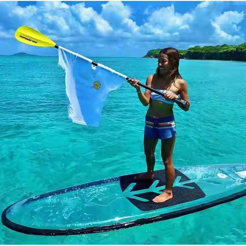 High quality 3m transparent SUP clear stand up paddle board for adult