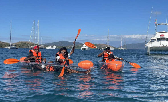 Transparent Kayak