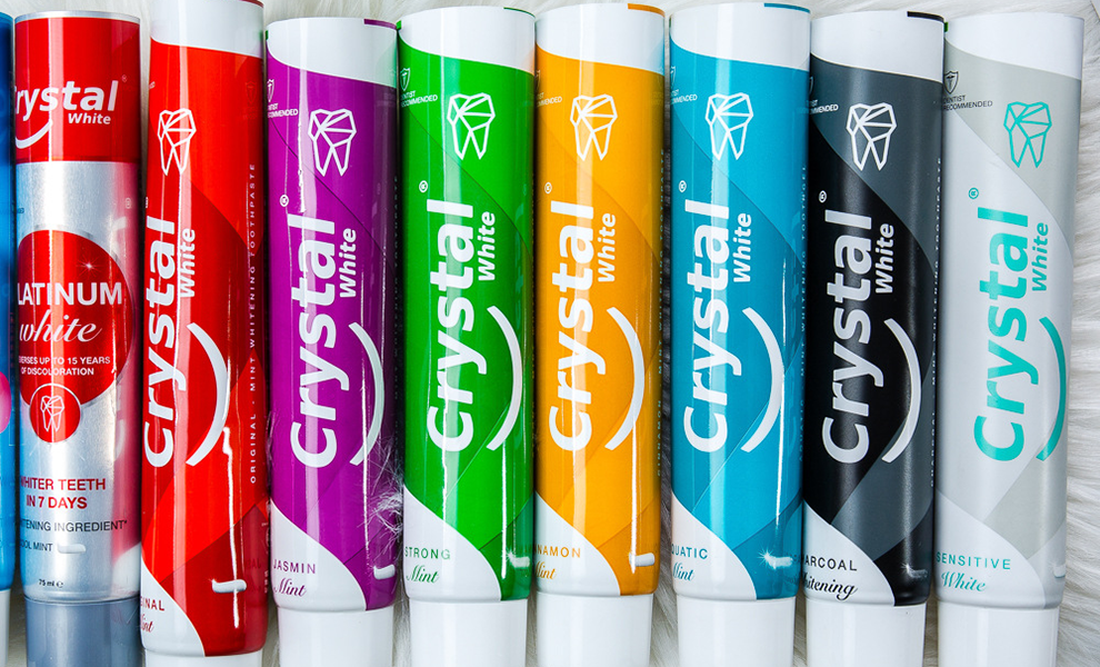 The field of toothpaste