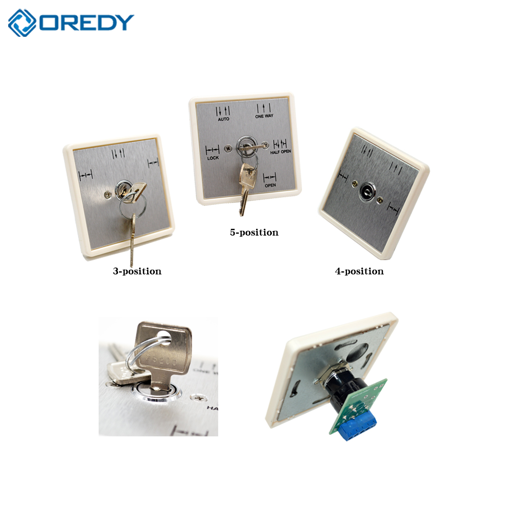 OREDY Program Key Switch – 5-Mode Control for Automatic Doors