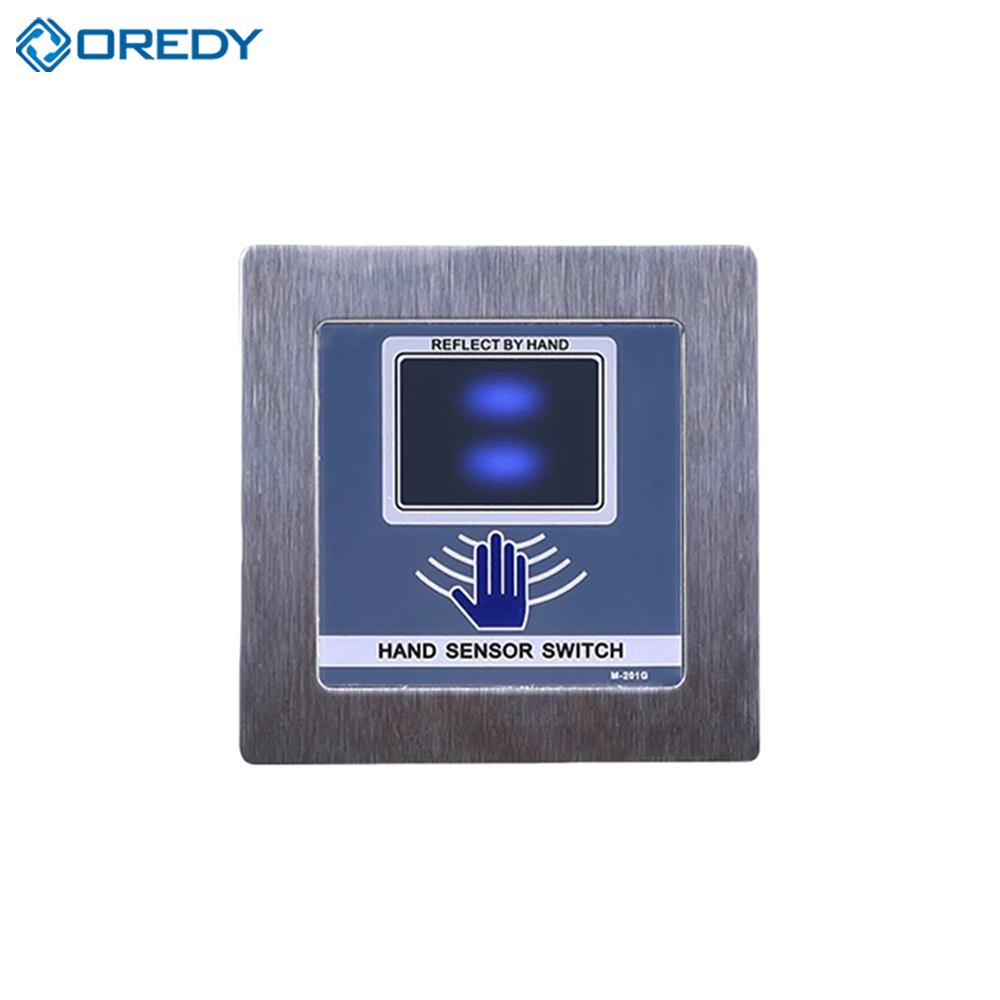 مفتاح استشعار يدوي بدون لمس يعمل بالحركة التلقائية (إشارات اليد) من علامة OREDY لاستخدامه في غرف العمليات النظيفة بالمستشفيات وأبواب ذوي الاحتياجات الخاصة