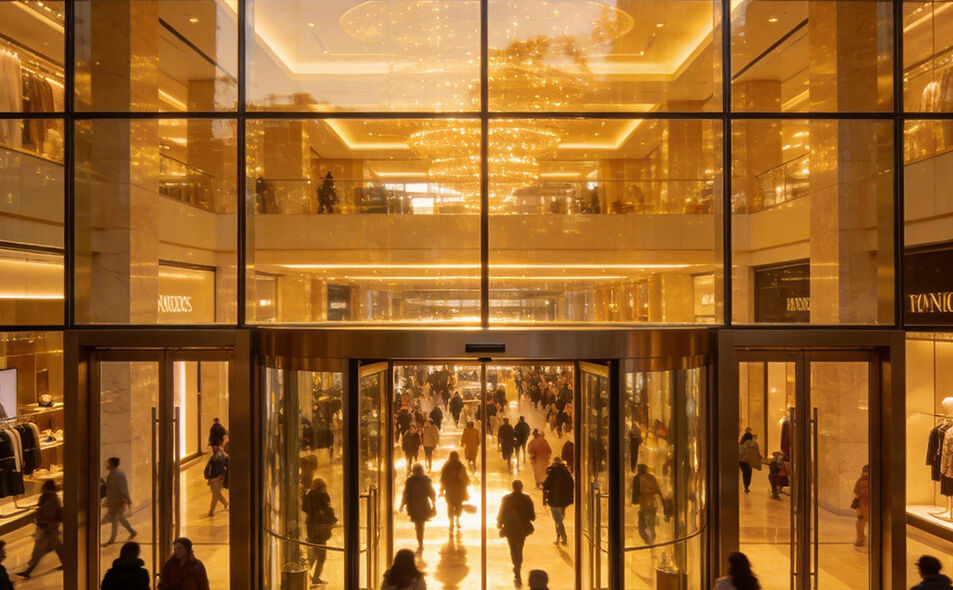 High-Traffic Automatic Sliding Door Systems Delivered for a 1.2 Million Sq. Ft. Retail Destination in the UAE