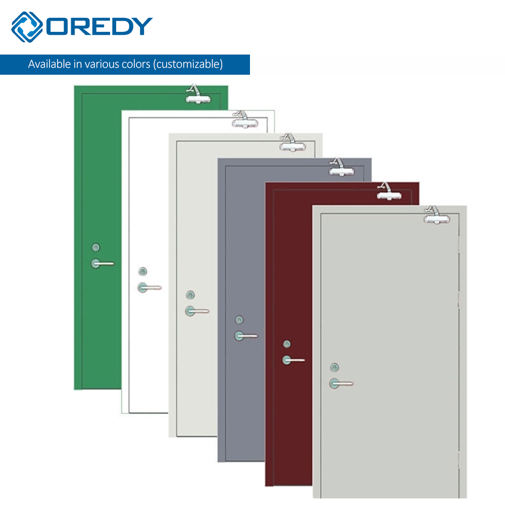 OREDY ranglangan metallik shifoxona xonalarining avtomatik surinchiluvchi eshaklar uchun ranglangan shifoxonalar va laboratoriyalar uchun swing eshak