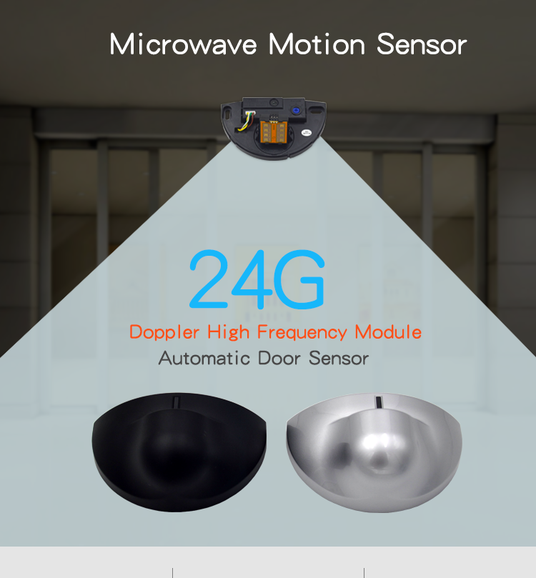 OREDY Modern Sliding Motion Microwave Radar Sensor Door 12V DC Automatic Door Opener manufacture