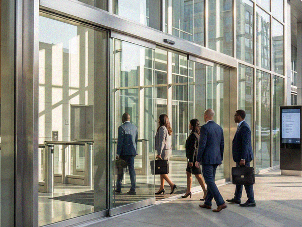 How to choose heavy-duty automatic doors for office buildings: 60% less breakdowns & efficient peak-hour flow