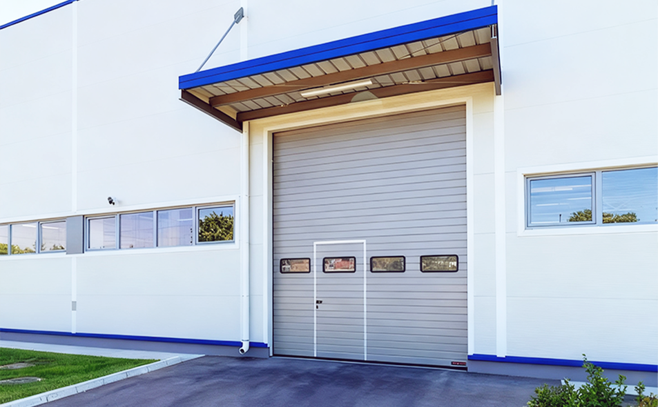 Heavy-duty high-speed rolling doors at German car factory