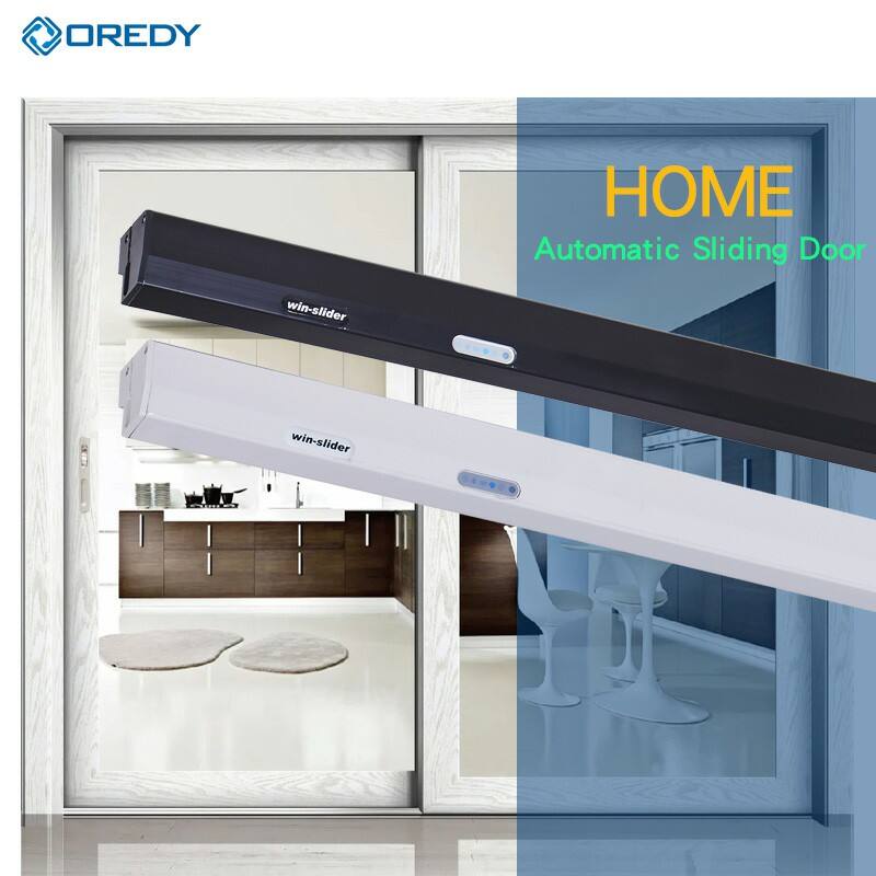 Ouvre-porte et ferme-porte automatique en verre et aluminium Casa2 Sensor personnalisé pour chambres modernes ou hôpitaux