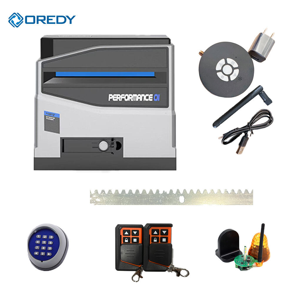 रिमोट कंट्रोल मैकेनिकल लिमिट गेट मोटर के साथ स्वचालित स्लाइडिंग डोर ऑपरेटर घर के लिए सुविधाजनक उपयोग के लिए