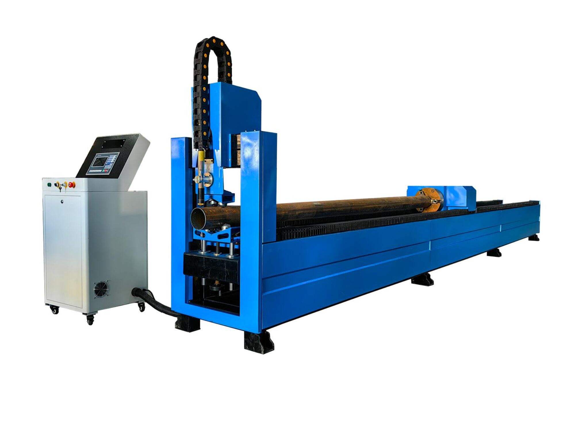 Single Round Metal Pipe CNC Plasma Cutting machine Precision Cutting Head Round Tube Plasma Cutter 120A 160A 200A