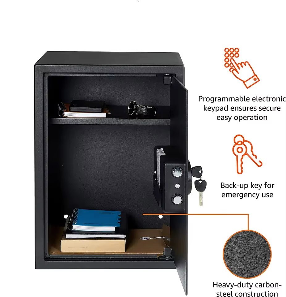 steel safe box home cash deposit hidden safe secret electronic digital security safe box-1