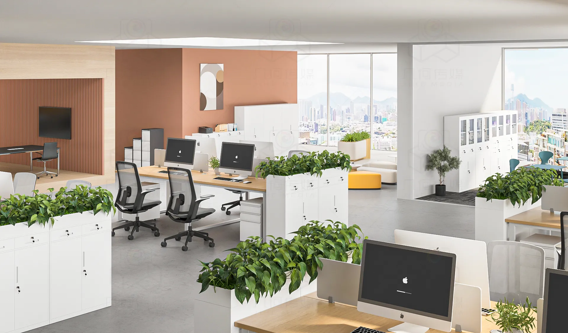 Steel office cabinet