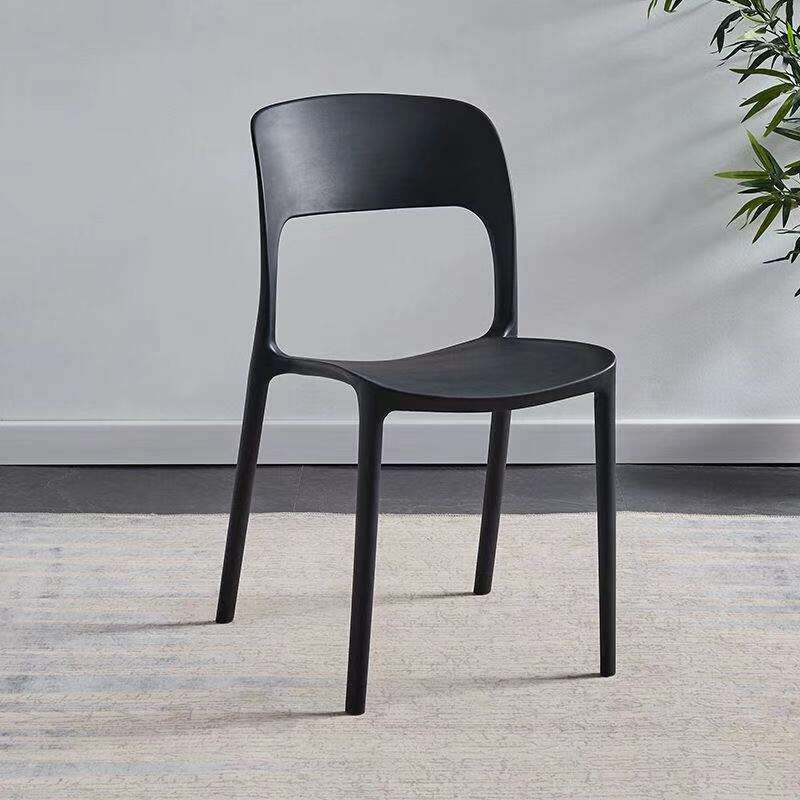 product cheap price plastic dining chair modern restaurant furniture stackable pp plastic chair-0