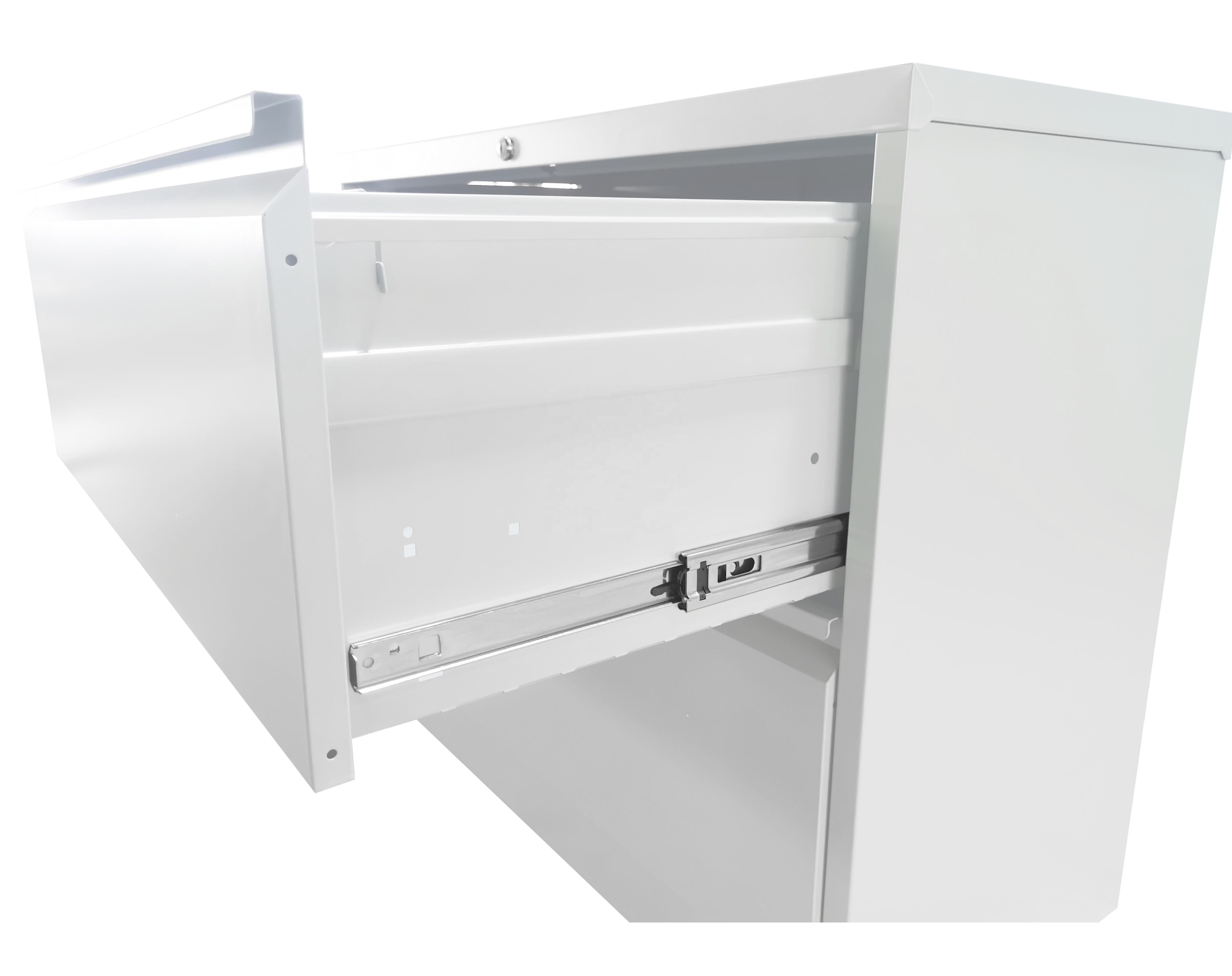 KD structure 4 Drawers storage cabinet Wide Lateral Metal File Storage Vertical Cabinet Locking Steel Filing Cupboard manufacture