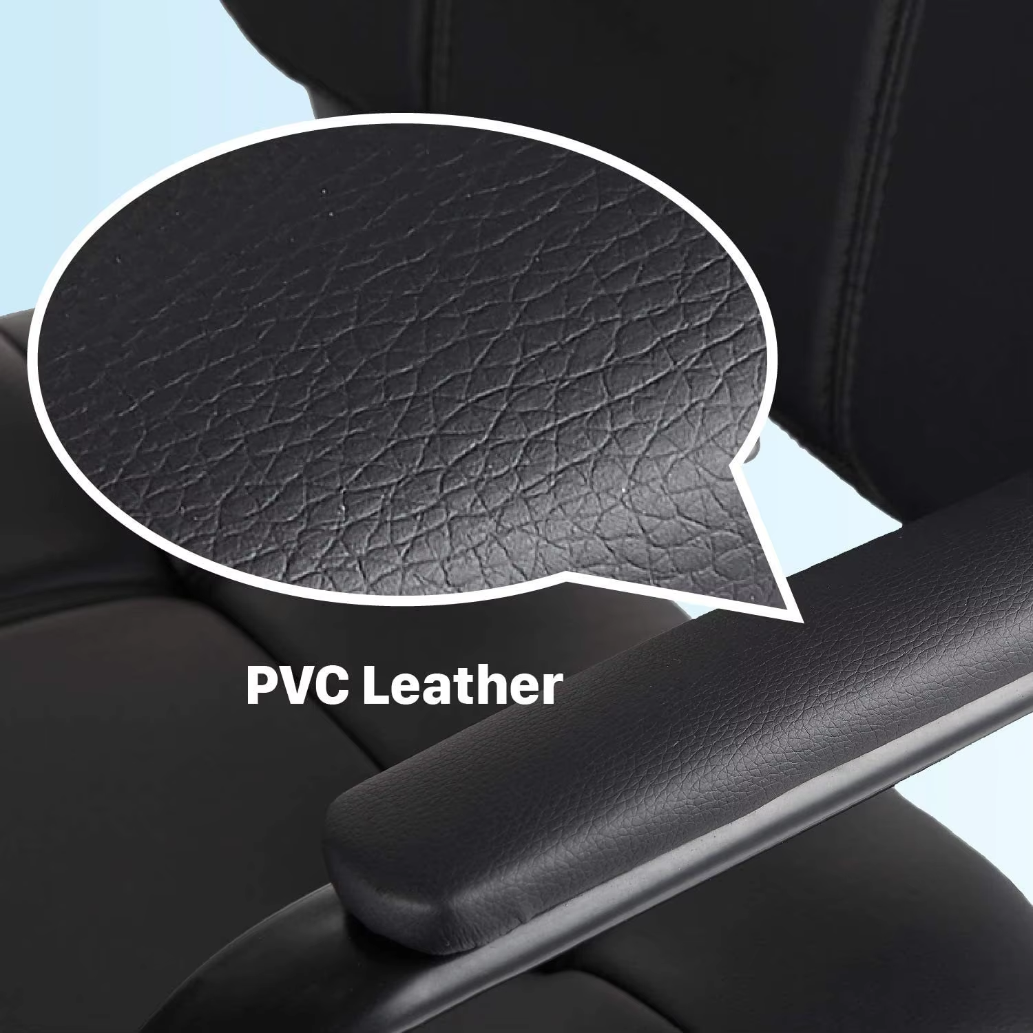 product wholesale simple conference room chair mesh staff training chair computer backrest synthetic leather office chairs-8